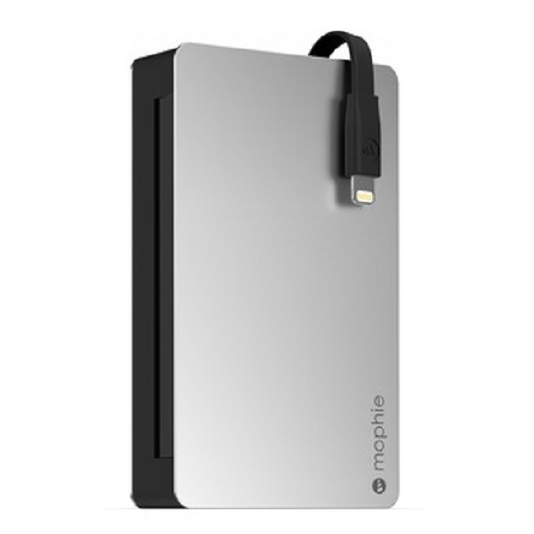 Внешний аккумулятор Mophie Powerstation Plus 4X 7000 mAh черный/серебряный